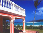 Coral reef beach villa