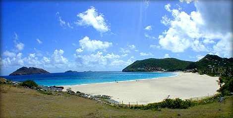 Flamand beach in St Barts, St Barths, St Barthelemy