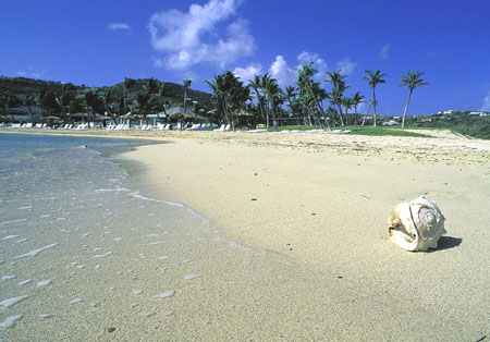 Grand Cul de Sac beach in St Barts, St Barths, St Barthelemy