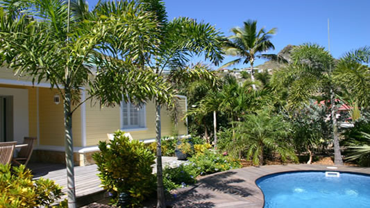 Piscine et exterieurs � villa les Caille St Barts, St Barhts, St Barthelemy