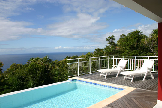 Piscine de villa Mon Cheri in  St Barts, St BArths, St Barthelemy