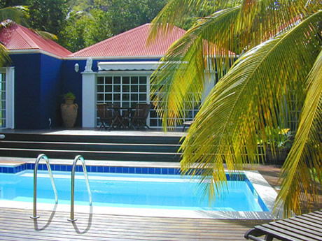 Villa Brise de Mer � St Barth, Antilles Fran�aises dans la cara�be.