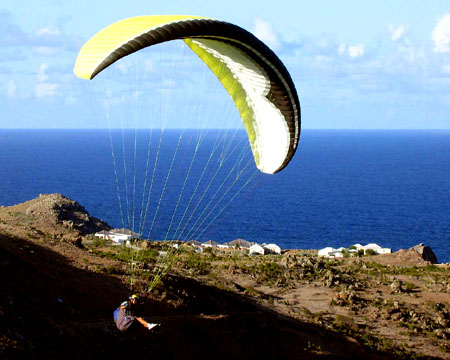 Parapente  St Barths, st barts, St Barthelemy
