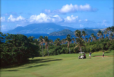 Golf court at the Four Season Resort in Nevis